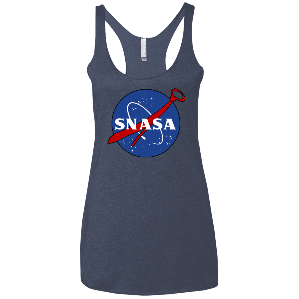 T-Shirts Vintage Navy / X-Small SNASA Women's Triblend Racerback Tank