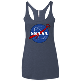 T-Shirts Vintage Navy / X-Small SNASA Women's Triblend Racerback Tank