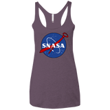 T-Shirts Vintage Purple / X-Small SNASA Women's Triblend Racerback Tank