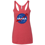 T-Shirts Vintage Red / X-Small SNASA Women's Triblend Racerback Tank