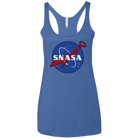 T-Shirts Vintage Royal / X-Small SNASA Women's Triblend Racerback Tank
