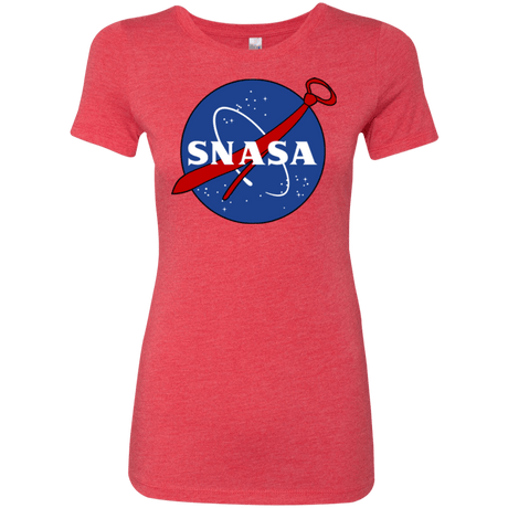 T-Shirts Vintage Red / Small SNASA Women's Triblend T-Shirt