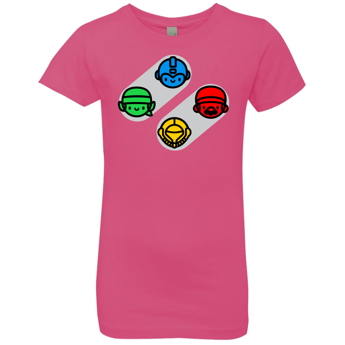 T-Shirts Hot Pink / YXS SNES Girls Premium T-Shirt