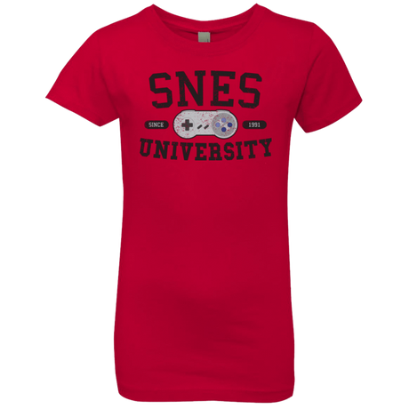 T-Shirts Red / YXS SNES Girls Premium T-Shirt