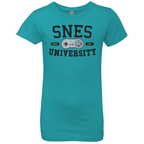 T-Shirts Tahiti Blue / YXS SNES Girls Premium T-Shirt