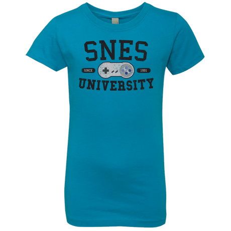 T-Shirts Turquoise / YXS SNES Girls Premium T-Shirt