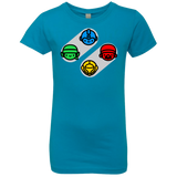 T-Shirts Turquoise / YXS SNES Girls Premium T-Shirt