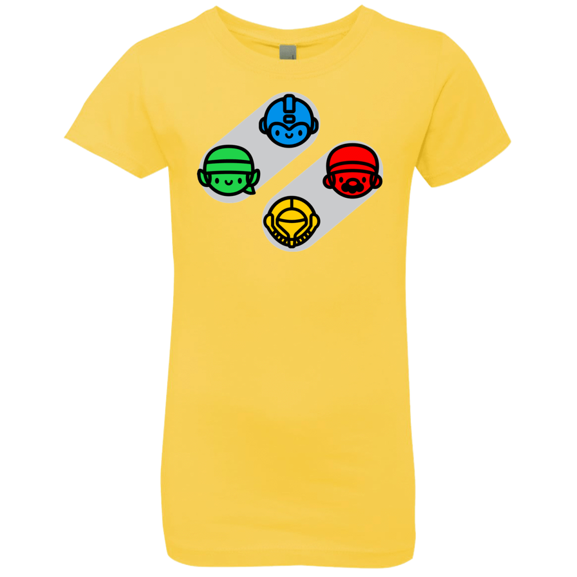 T-Shirts Vibrant Yellow / YXS SNES Girls Premium T-Shirt