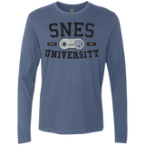 T-Shirts Indigo / Small SNES Men's Premium Long Sleeve