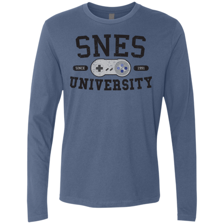 T-Shirts Indigo / Small SNES Men's Premium Long Sleeve