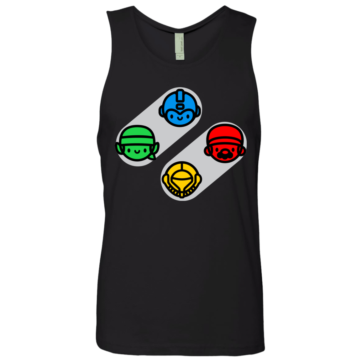 T-Shirts Black / S SNES Men's Premium Tank Top