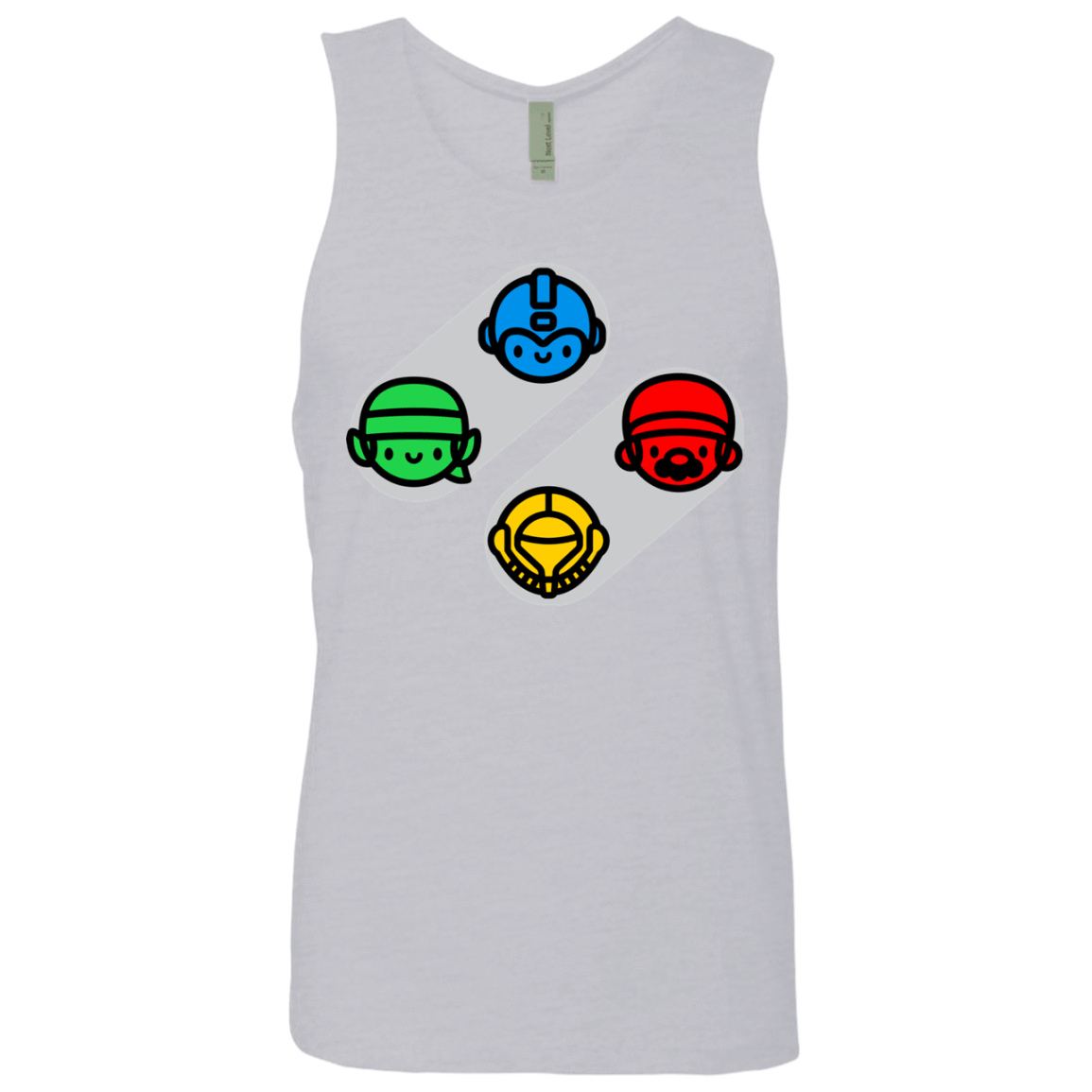 T-Shirts Heather Grey / S SNES Men's Premium Tank Top