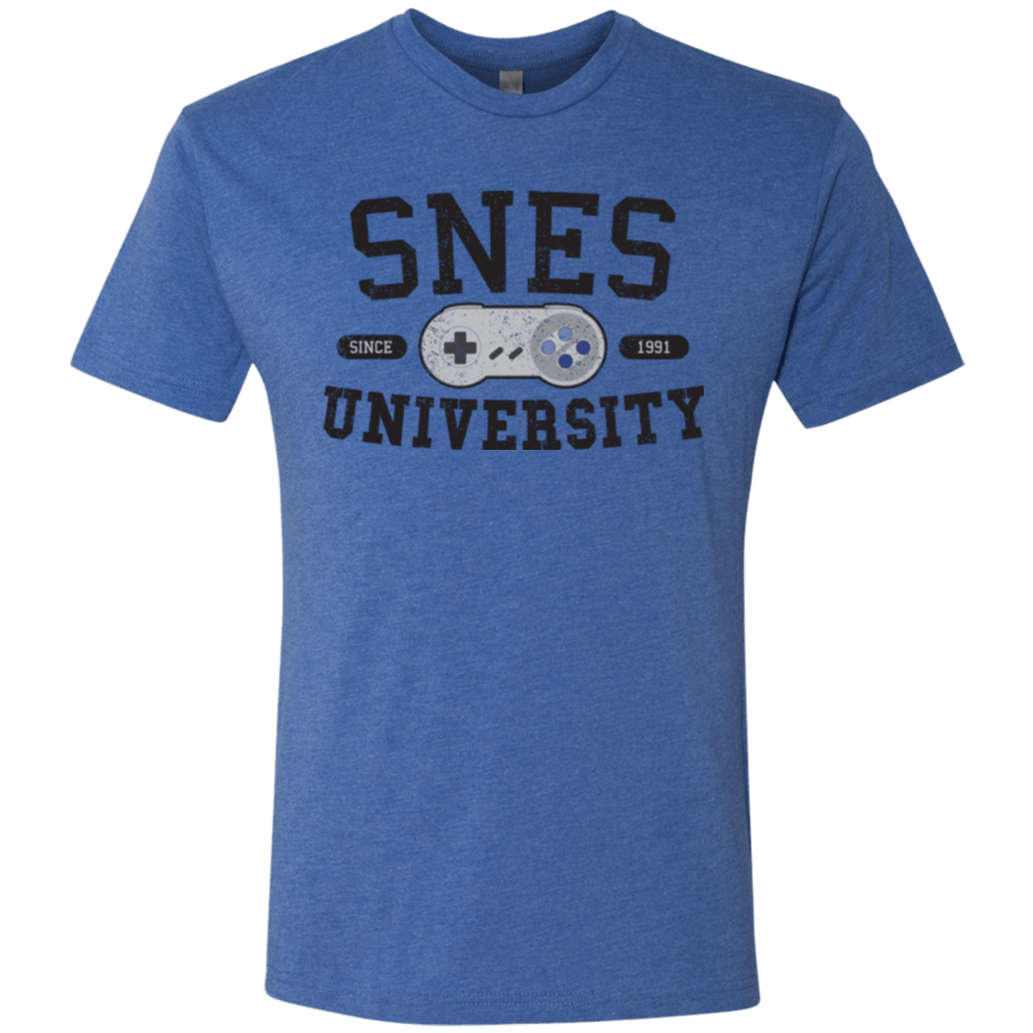 T-Shirts Vintage Royal / Small SNES Men's Triblend T-Shirt