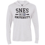 T-Shirts Heather White / X-Small SNES Triblend Long Sleeve Hoodie Tee