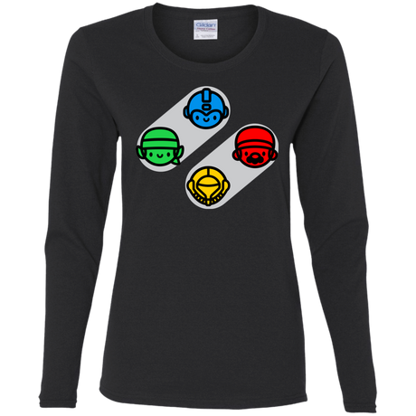 T-Shirts Black / S SNES Women's Long Sleeve T-Shirt