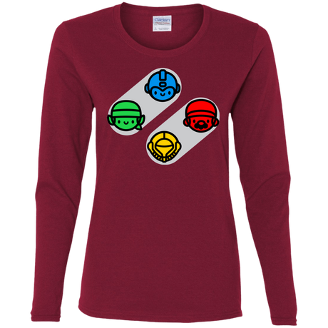 T-Shirts Cardinal / S SNES Women's Long Sleeve T-Shirt