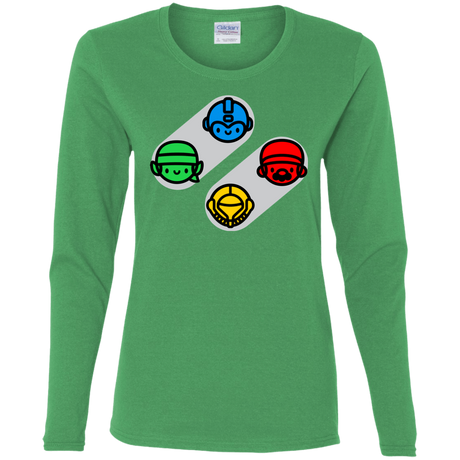 T-Shirts Irish Green / S SNES Women's Long Sleeve T-Shirt