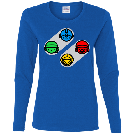 T-Shirts Royal / S SNES Women's Long Sleeve T-Shirt