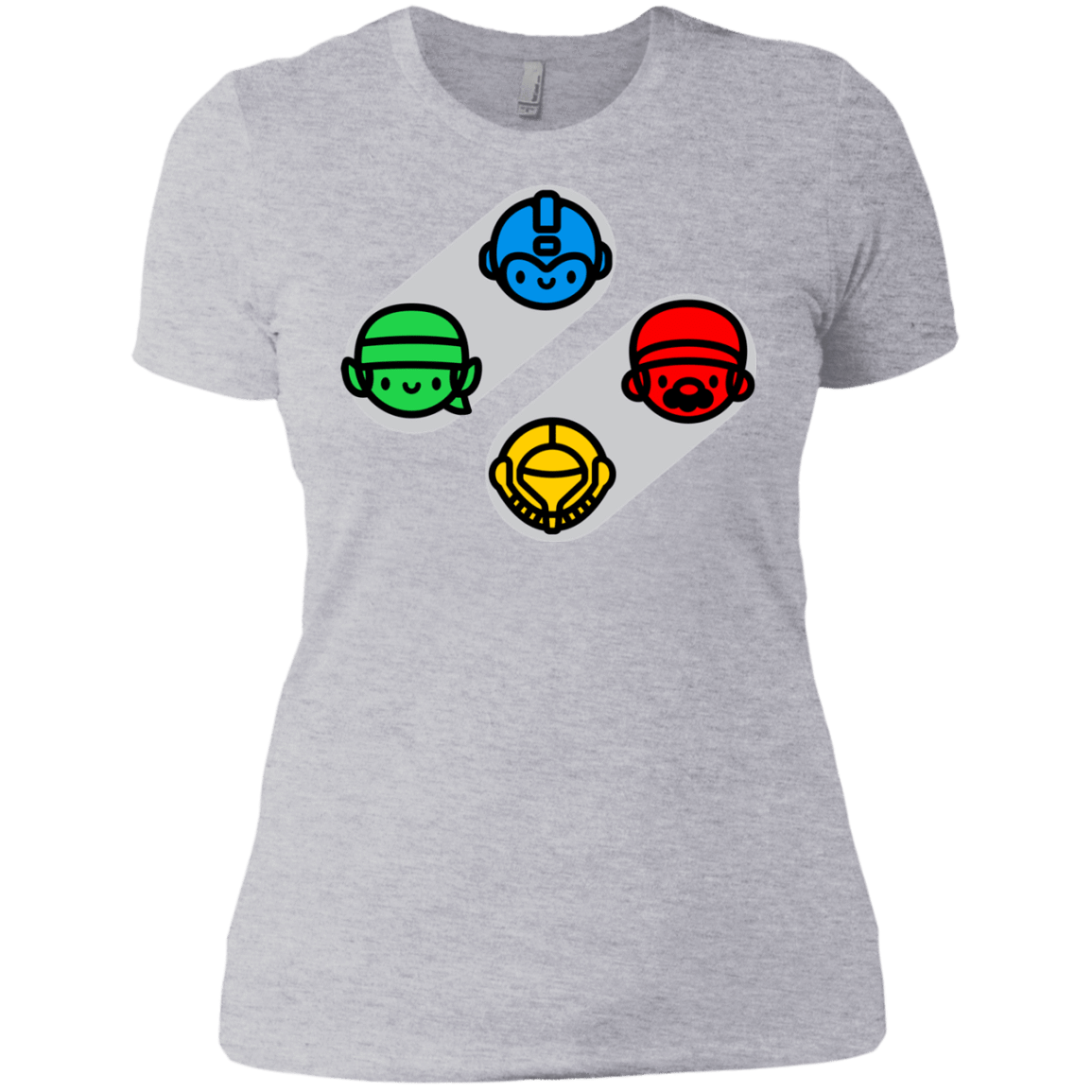 T-Shirts Heather Grey / X-Small SNES Women's Premium T-Shirt