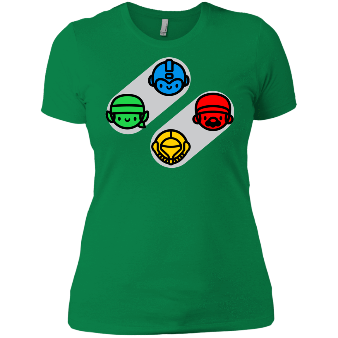 T-Shirts Kelly Green / X-Small SNES Women's Premium T-Shirt