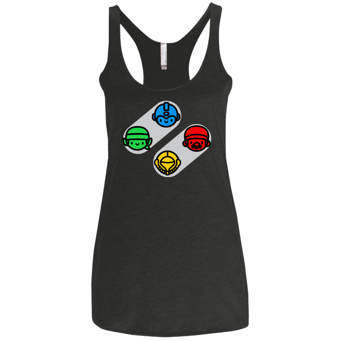SNES Women's Triblend Racerback Tank