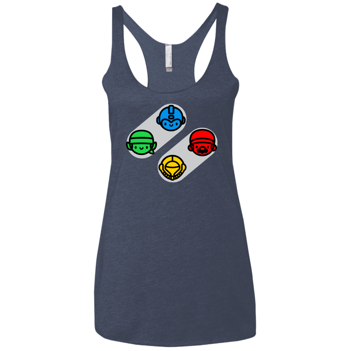 SNES Women's Triblend Racerback Tank