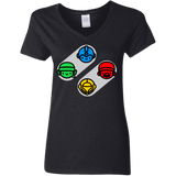 T-Shirts Black / S SNES Women's V-Neck T-Shirt