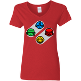 T-Shirts Red / S SNES Women's V-Neck T-Shirt