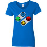 T-Shirts Royal / S SNES Women's V-Neck T-Shirt