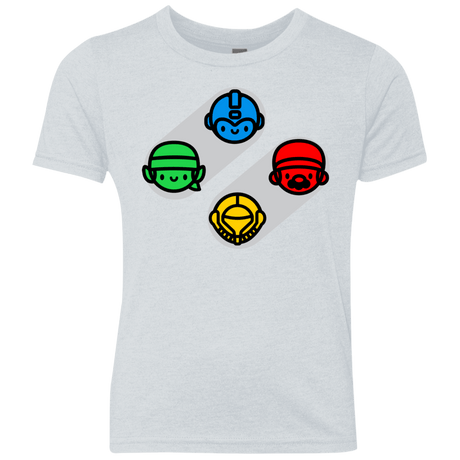 T-Shirts Heather White / YXS SNES Youth Triblend T-Shirt