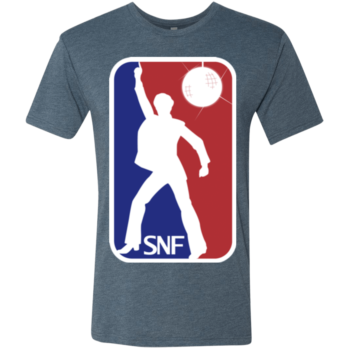 T-Shirts Indigo / Small SNF Men's Triblend T-Shirt