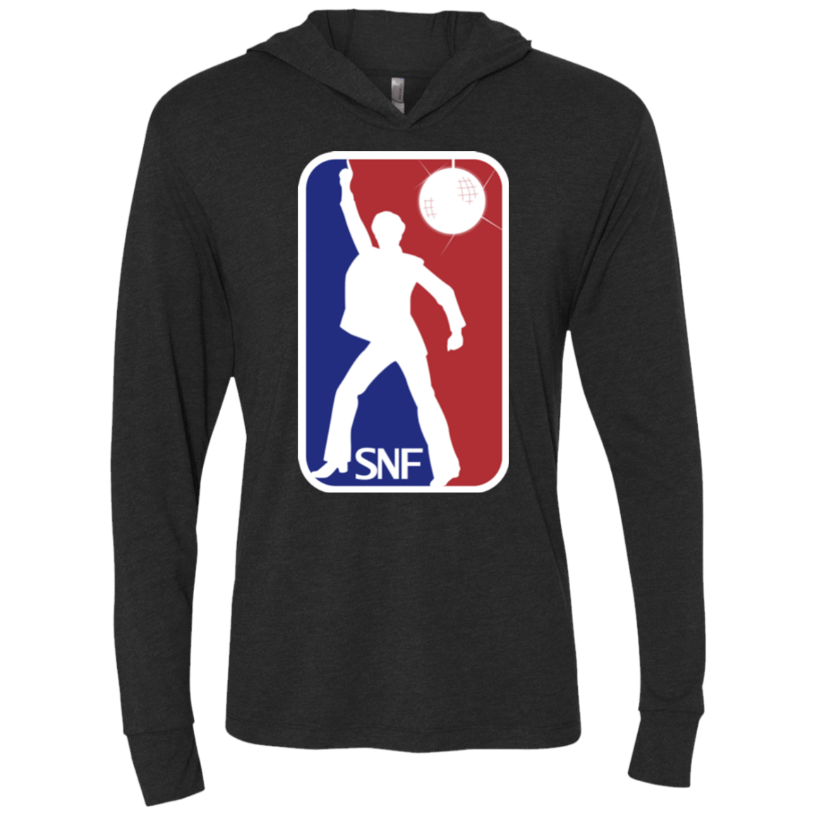 T-Shirts Vintage Black / X-Small SNF Triblend Long Sleeve Hoodie Tee