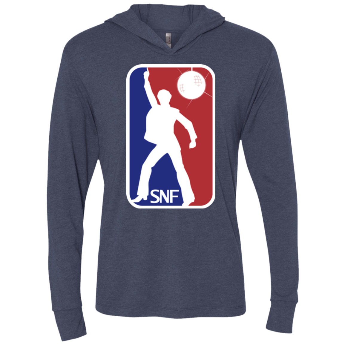 T-Shirts Vintage Navy / X-Small SNF Triblend Long Sleeve Hoodie Tee