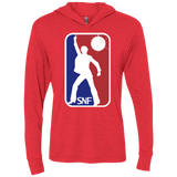 T-Shirts Vintage Red / X-Small SNF Triblend Long Sleeve Hoodie Tee