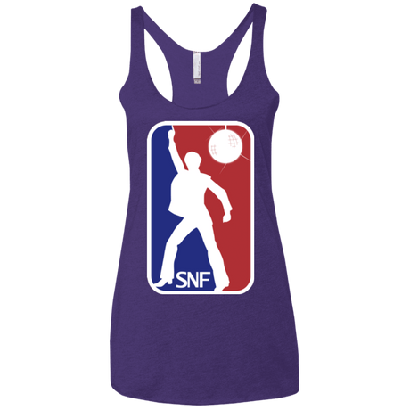 T-Shirts Purple / X-Small SNF Women's Triblend Racerback Tank