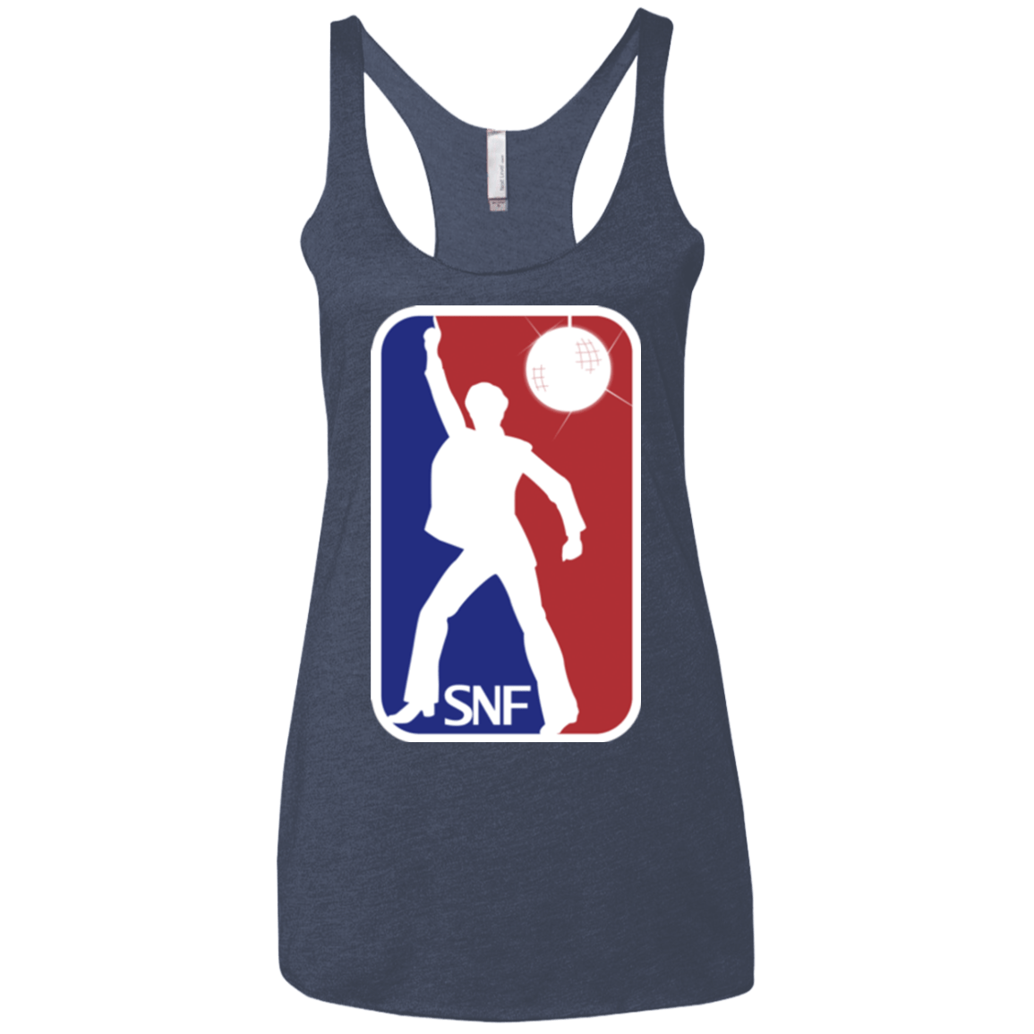 T-Shirts Vintage Navy / X-Small SNF Women's Triblend Racerback Tank