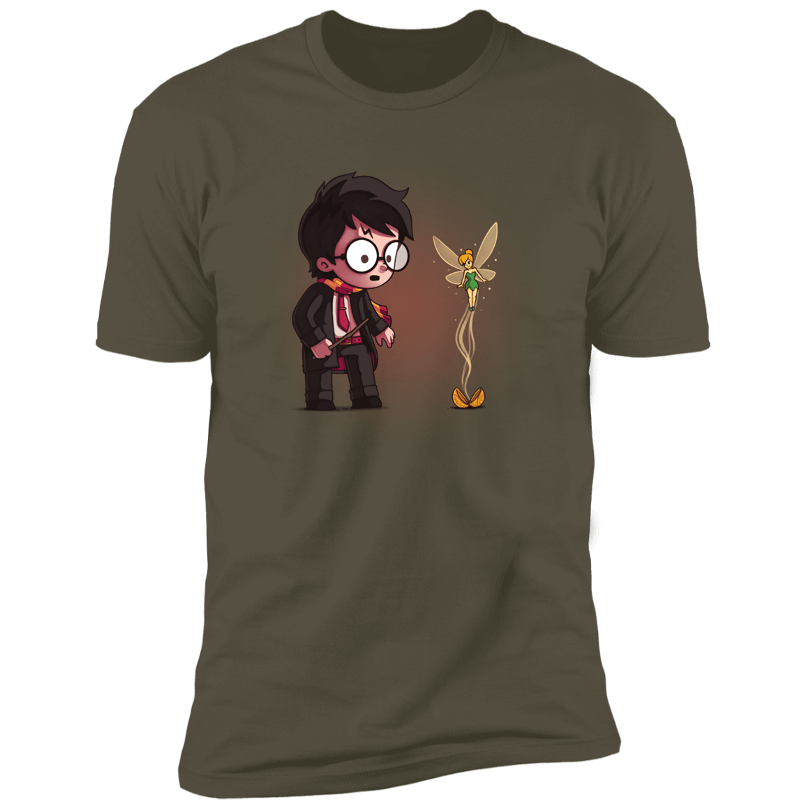 T-Shirts Military Green / S Snitch Wings Men's Premium T-Shirt