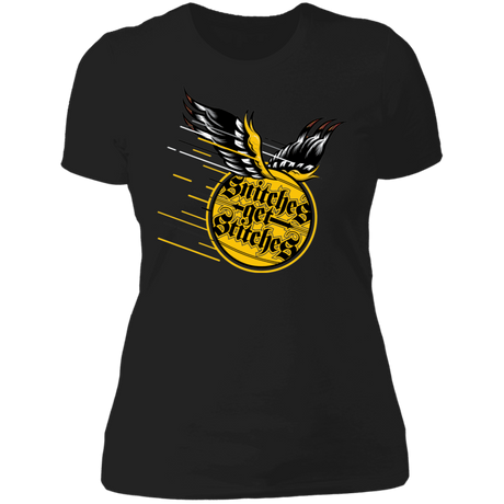 T-Shirts Black / X-Small Snitches Get Stitches Women's Premium T-Shirt