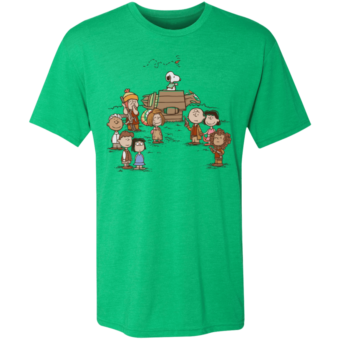T-Shirts Envy / S Snoopy Firefly Men's Triblend T-Shirt
