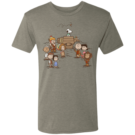 T-Shirts Venetian Grey / S Snoopy Firefly Men's Triblend T-Shirt