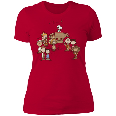T-Shirts Red / S Snoopy Firefly Women's Premium T-Shirt