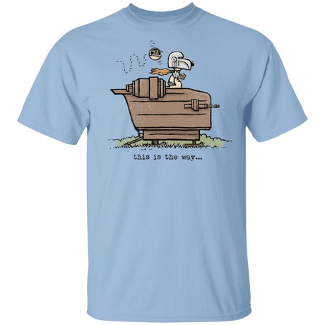 T-Shirts Light Blue / S Snoopy Mando T-Shirt