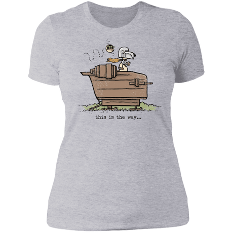 T-Shirts Heather Grey / S Snoopy Mando Women's Premium T-Shirt