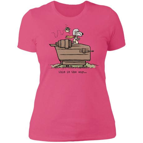 T-Shirts Hot Pink / S Snoopy Mando Women's Premium T-Shirt