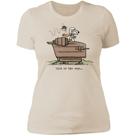T-Shirts Ivory/ / S Snoopy Mando Women's Premium T-Shirt