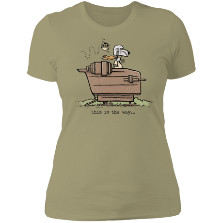 T-Shirts Light Olive / S Snoopy Mando Women's Premium T-Shirt
