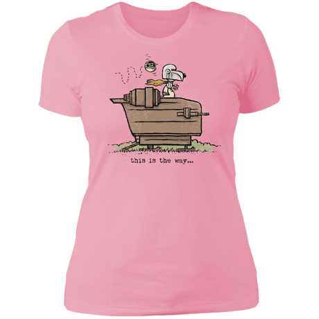 T-Shirts Light Pink / S Snoopy Mando Women's Premium T-Shirt
