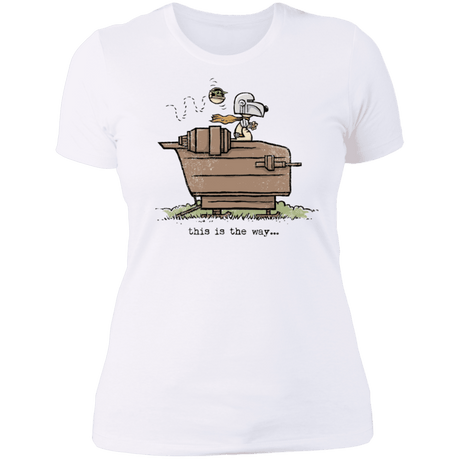 T-Shirts White / S Snoopy Mando Women's Premium T-Shirt