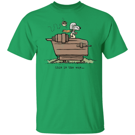 T-Shirts Irish Green / YXS Snoopy Mando Youth T-Shirt
