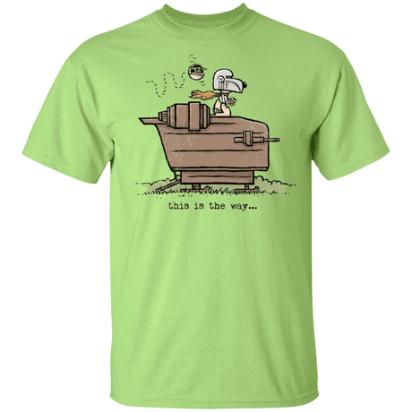 T-Shirts Mint Green / YXS Snoopy Mando Youth T-Shirt